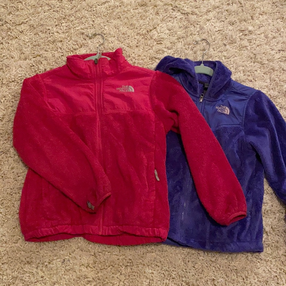The North Fave girls zip ups
